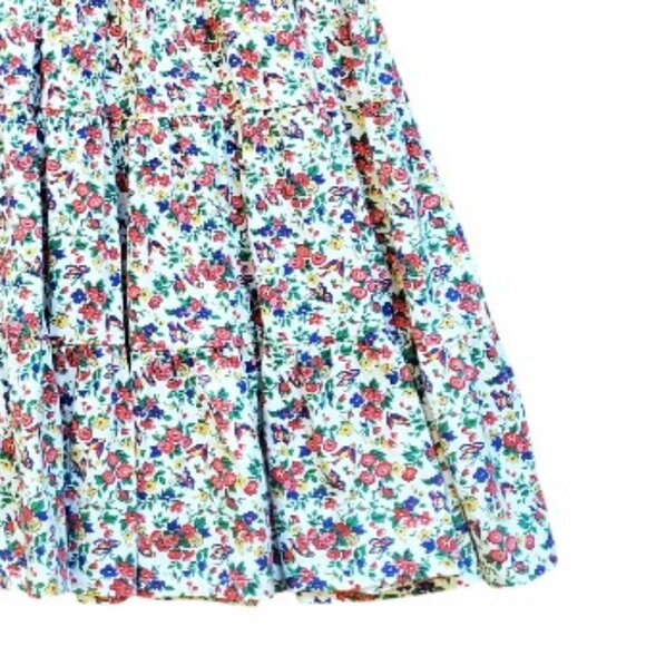 Polo Ralph Lauren Smocked Floral Print Dress Size 12-14 - Picture 3 of 5